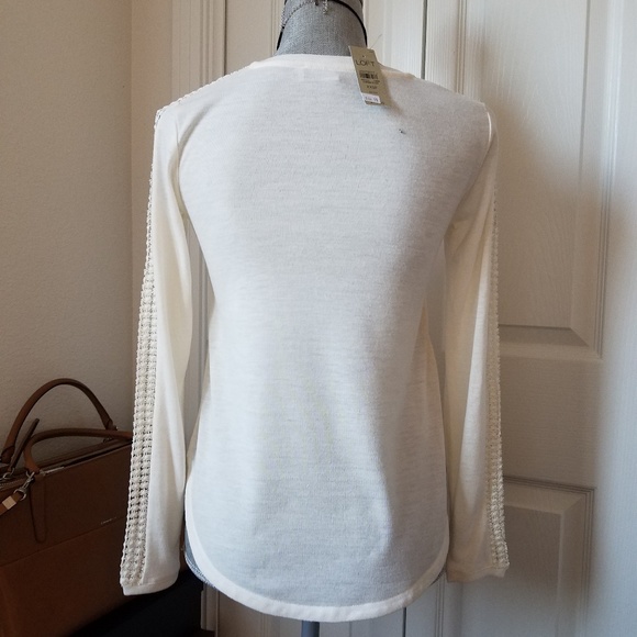 NWT! Bodycon Loft Top Cream size XXSP - Picture 6 of 9
